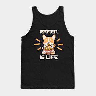 Ramen is life shiba Tank Top